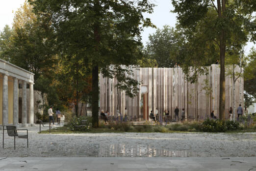 Révélation. Pavillon Permanent du Qatar au Giardini Lina Ghotmeh — Architecture LGA_WEB_Projet-V_Part-C-Nordic-Pavilion-View_1680x1120